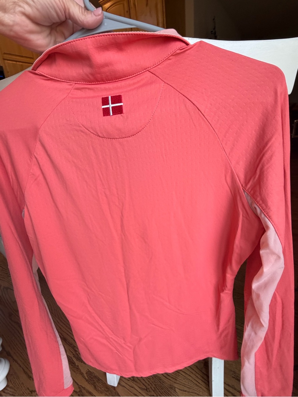 Kastel Denmark, NWT’s sun shirt in a coral/peachy color